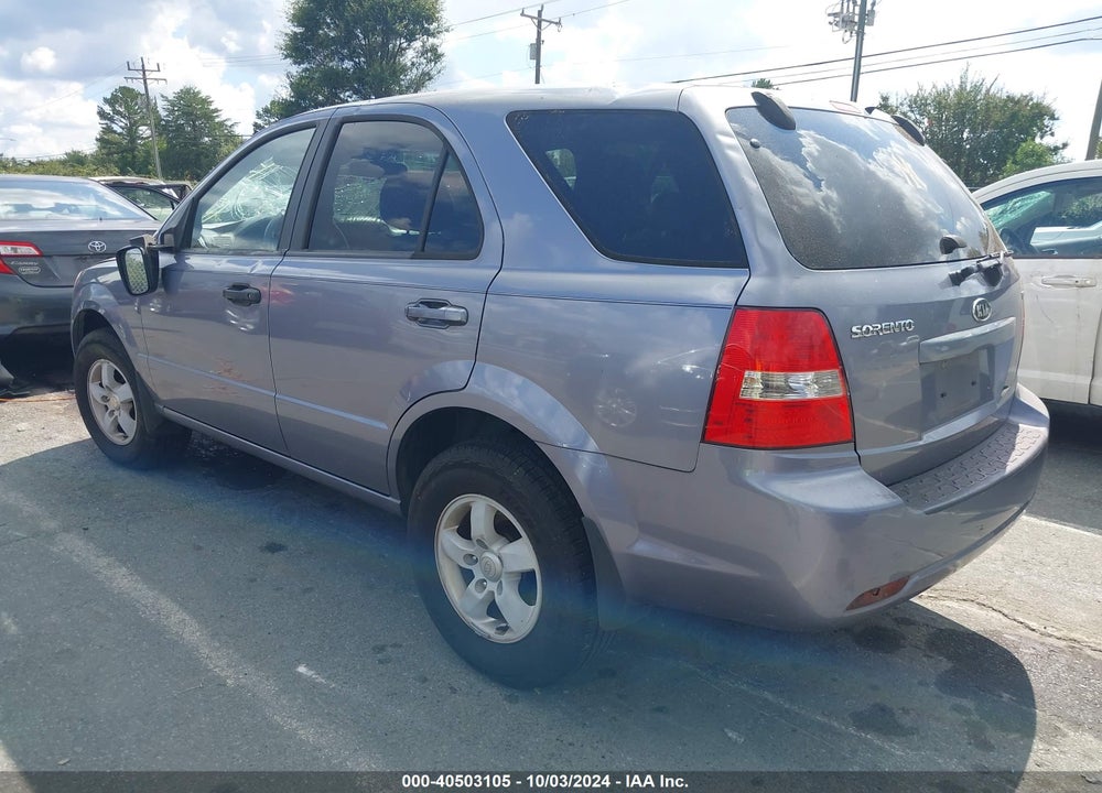 2009 KIA SORENTO LX BASE VIN: KNDJD735595890486