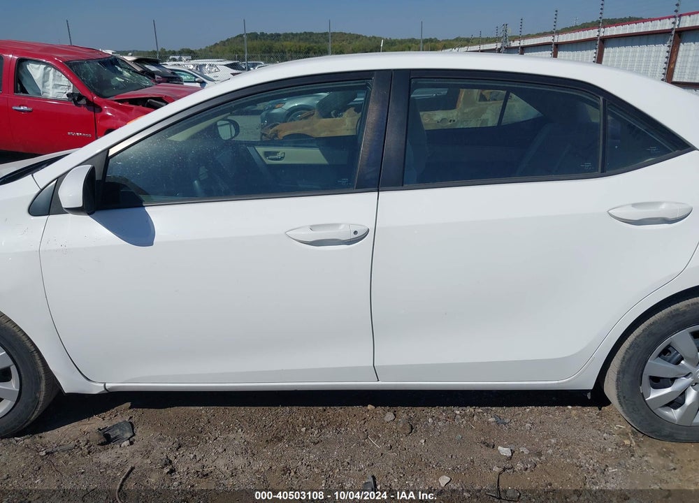 2015 TOYOTA COROLLA LE VIN: 5YFBURHE3FP246153