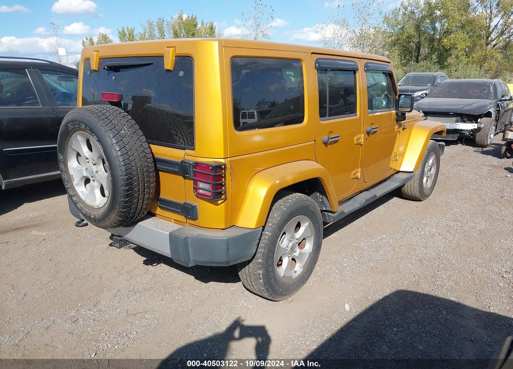 2014 JEEP WRANGLER UNLIMITED SAHARA VIN: 1C4BJWEG3EL183933