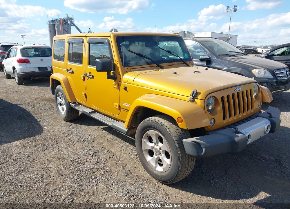 2014 JEEP WRANGLER UNLIMITED SAHARA VIN: 1C4BJWEG3EL183933