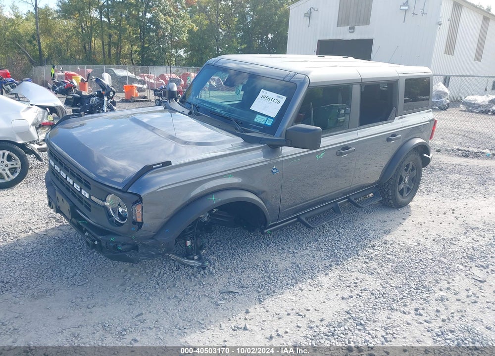 2023 FORD BRONCO BLACK DIAMOND VIN: 1FMEE5DH8PLC11679