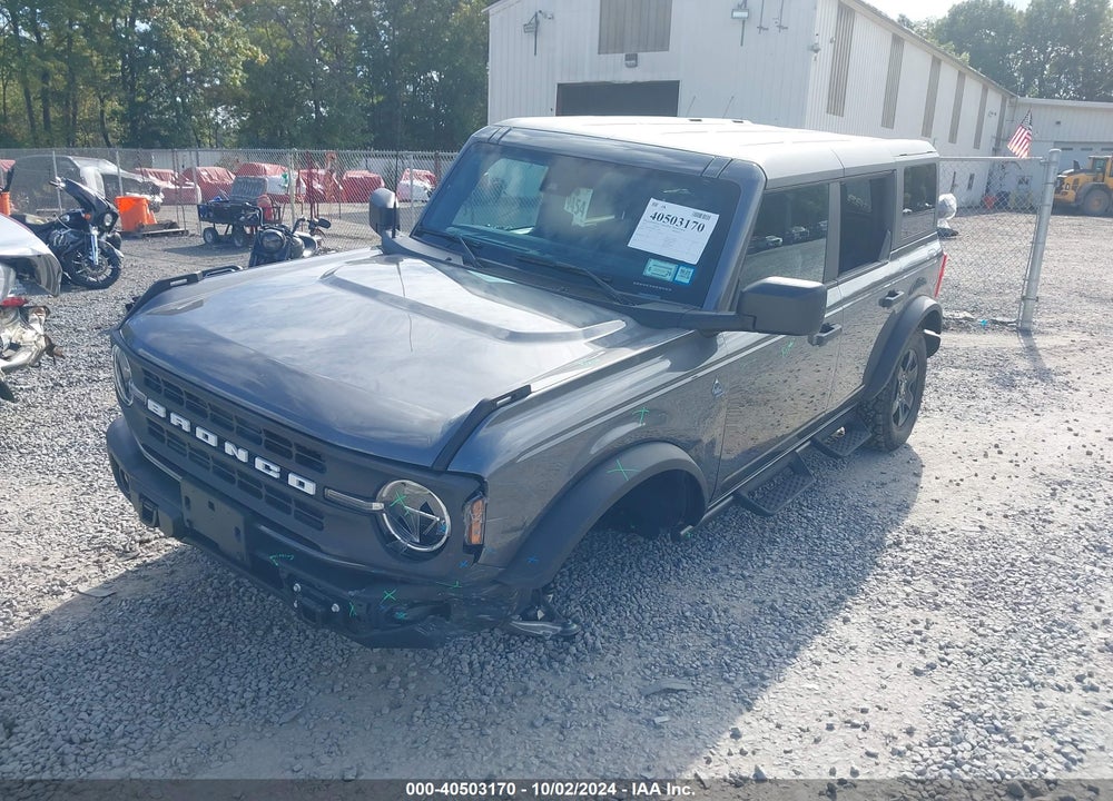 2023 FORD BRONCO BLACK DIAMOND VIN: 1FMEE5DH8PLC11679