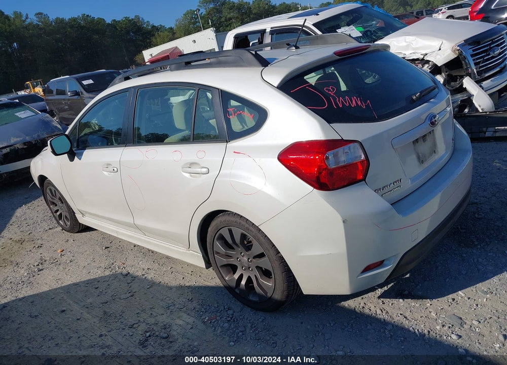2012 SUBARU IMPREZA 2.0I SPORT PREMIUM VIN: JF1GPAL69CH216764