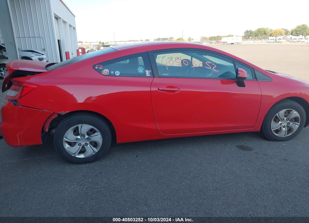 2013 HONDA CIVIC LX VIN: 2HGFG3B50DH506737