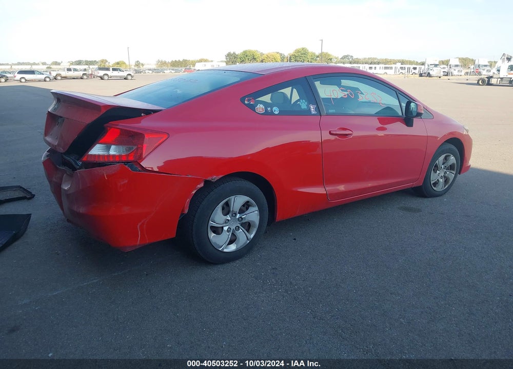 2013 HONDA CIVIC LX VIN: 2HGFG3B50DH506737