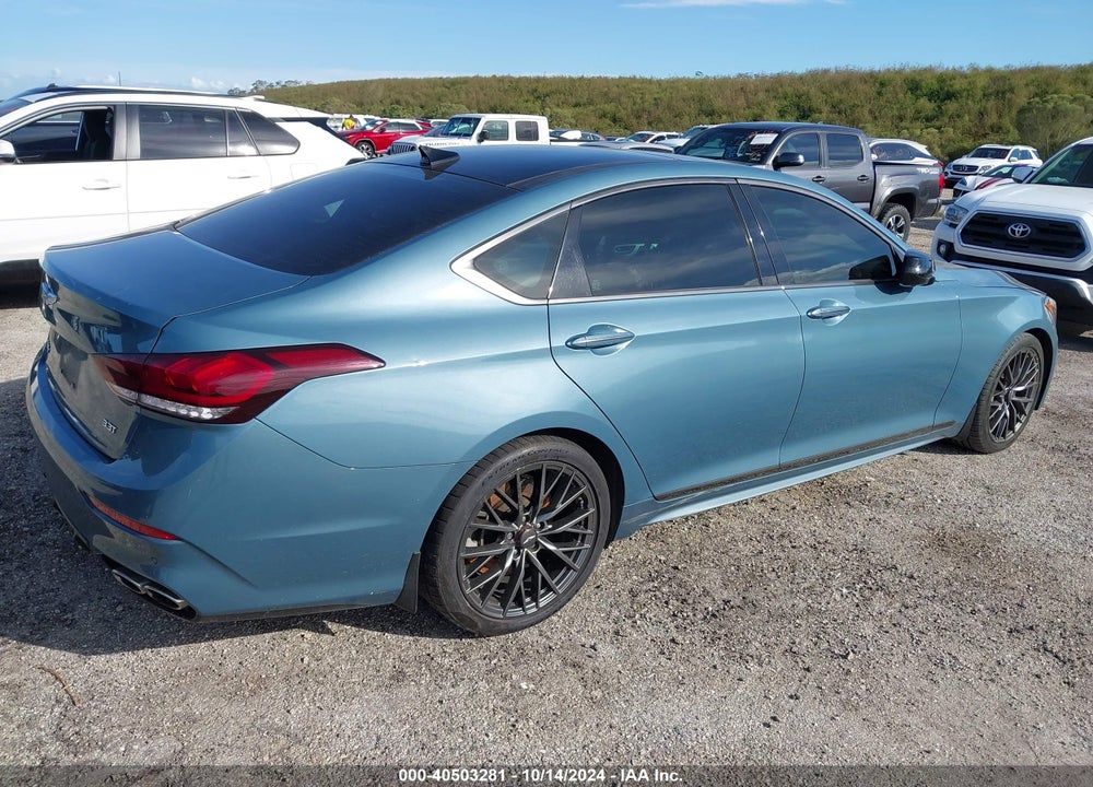 2018 GENESIS G80 3.3T SPORT VIN: KMHGN4JB9JU222565
