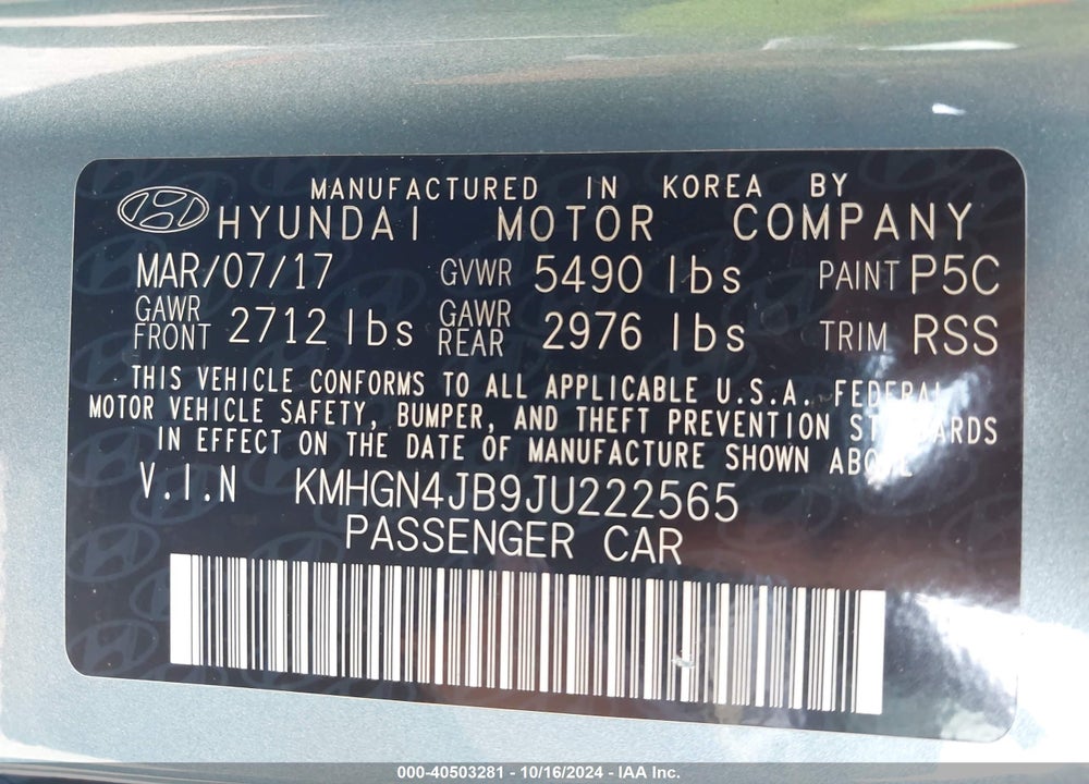 2018 GENESIS G80 3.3T SPORT VIN: KMHGN4JB9JU222565