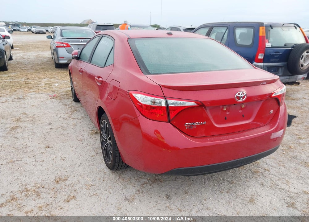 2016 TOYOTA COROLLA S PREMIUM VIN: 2T1BURHE7GC630583