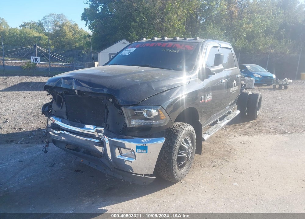 2017 RAM 3500 BIG HORN  4X4 8' BOX VIN: 3C63RRHLXHG534224