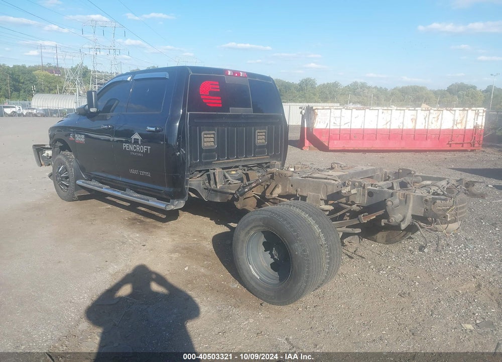 2017 RAM 3500 BIG HORN  4X4 8' BOX VIN: 3C63RRHLXHG534224