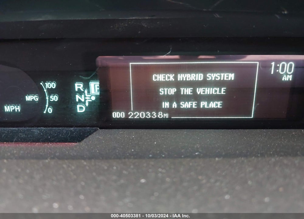 2013 TOYOTA PRIUS TWO VIN: JTDKN3DU6D1698235