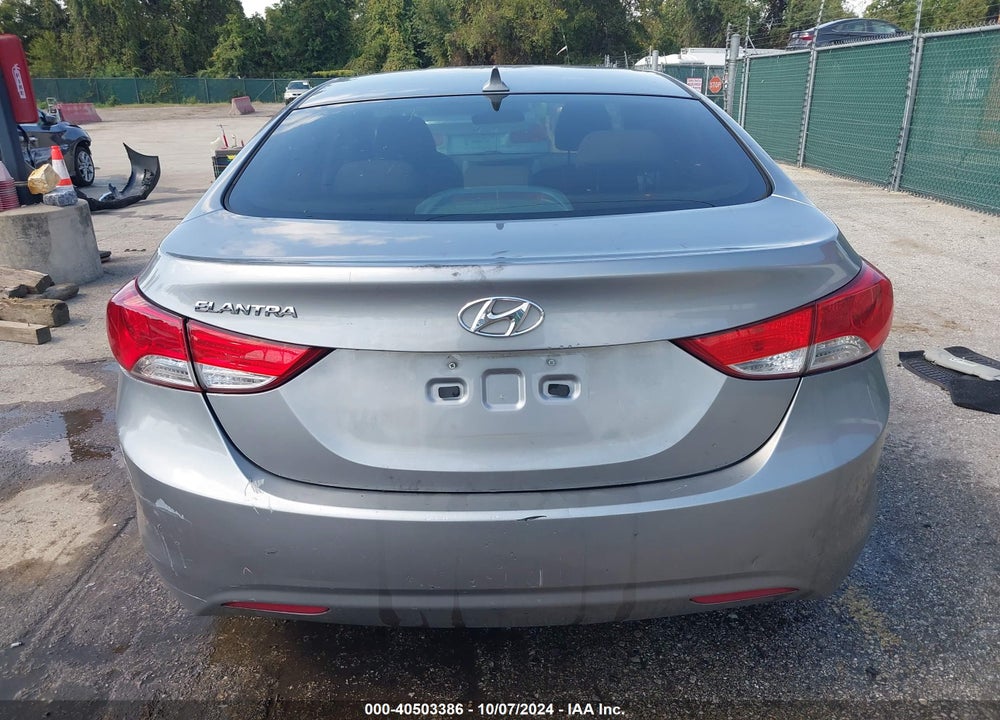 2012 HYUNDAI ELANTRA GLS (ULSAN PLANT) VIN: KMHDH4AE8CU186391