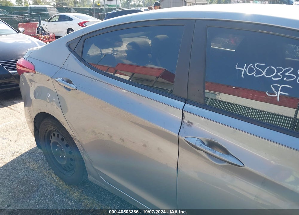 2012 HYUNDAI ELANTRA GLS (ULSAN PLANT) VIN: KMHDH4AE8CU186391