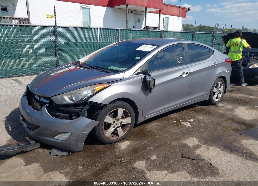 2012 HYUNDAI ELANTRA GLS (ULSAN PLANT) VIN: KMHDH4AE8CU186391