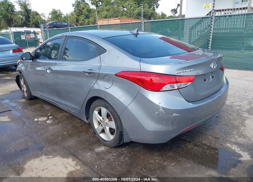 2012 HYUNDAI ELANTRA GLS (ULSAN PLANT) VIN: KMHDH4AE8CU186391