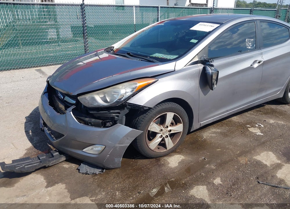 2012 HYUNDAI ELANTRA GLS (ULSAN PLANT) VIN: KMHDH4AE8CU186391