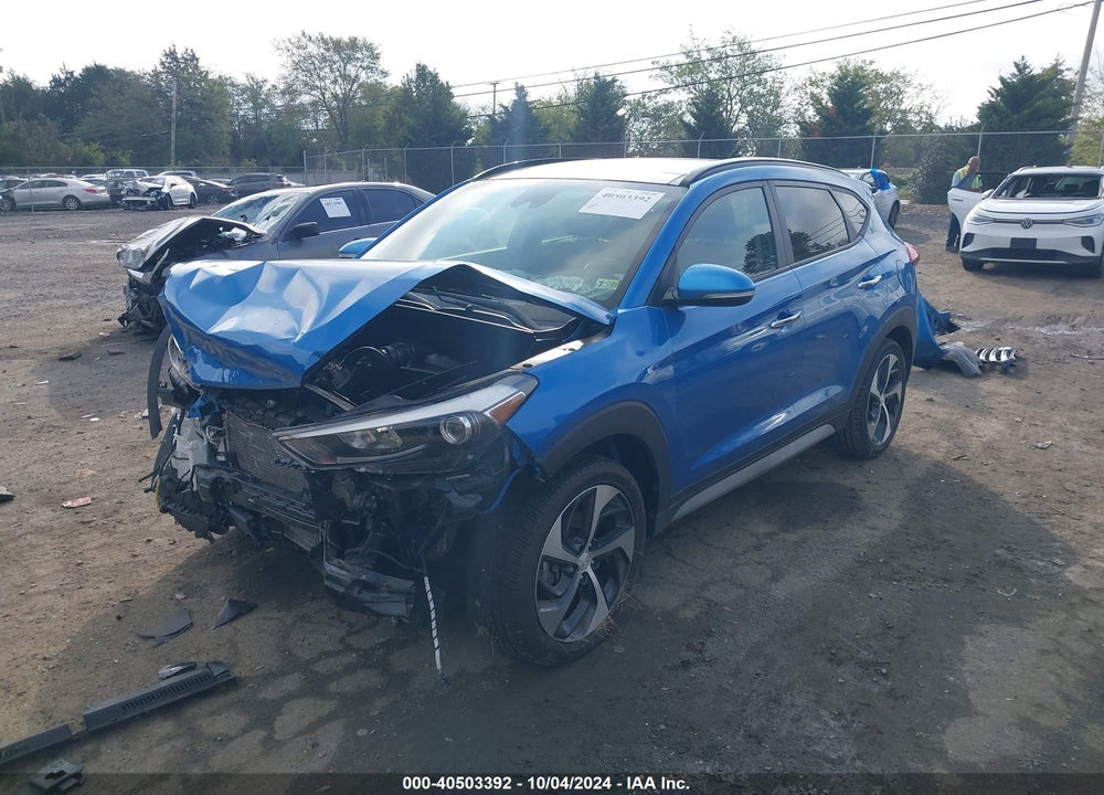 2017 HYUNDAI TUCSON LIMITED VIN: KM8J3CA25HU372561