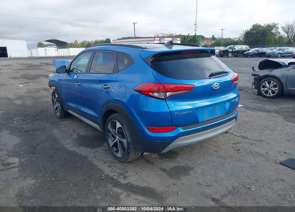 2017 HYUNDAI TUCSON LIMITED VIN: KM8J3CA25HU372561