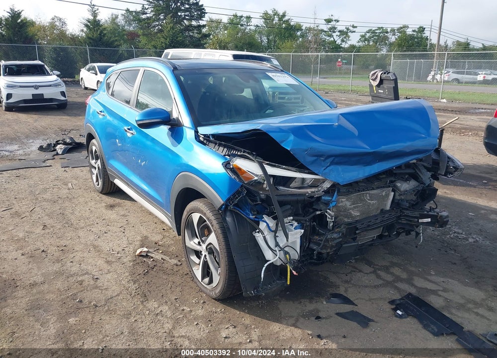 2017 HYUNDAI TUCSON LIMITED VIN: KM8J3CA25HU372561