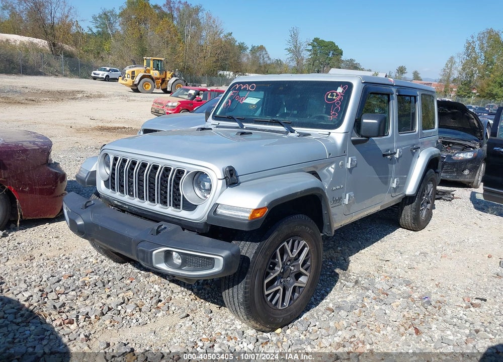 2024 JEEP WRANGLER 4-DOOR SAHARA 4X4 VIN: 1C4PJXEN4RW111301