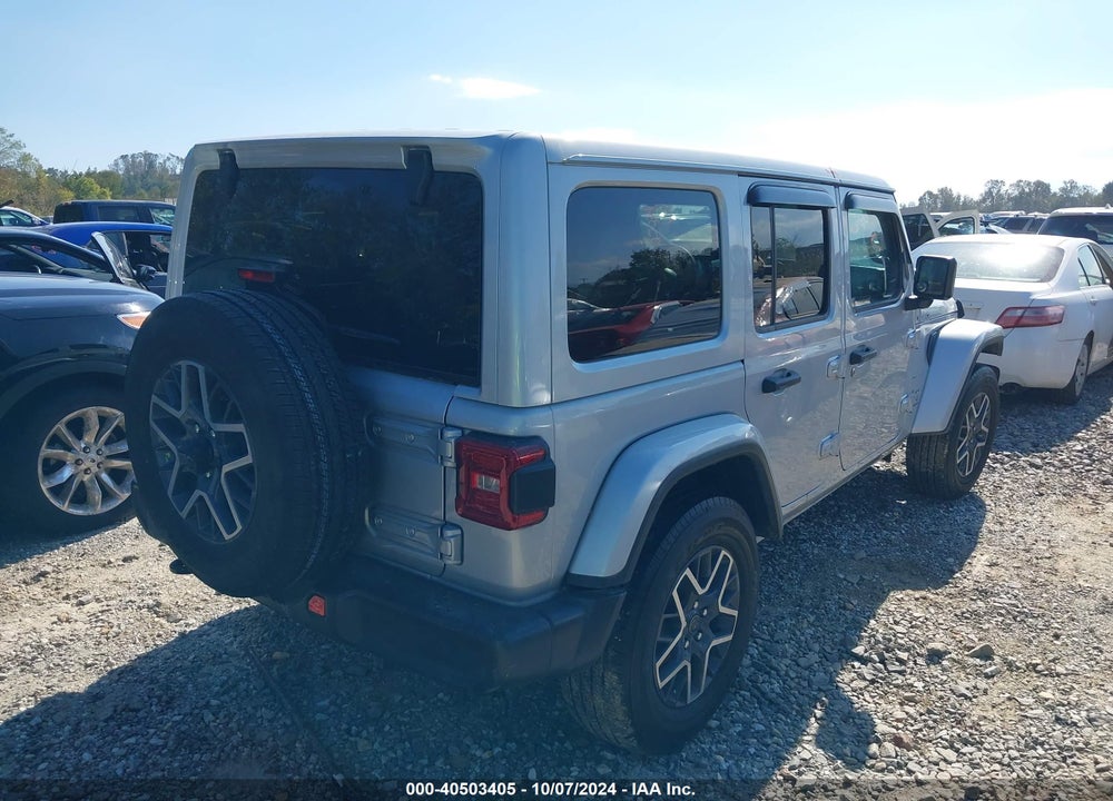 2024 JEEP WRANGLER 4-DOOR SAHARA 4X4 VIN: 1C4PJXEN4RW111301
