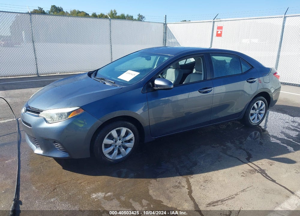 2015 TOYOTA COROLLA LE VIN: 2T1BURHE9FC356950