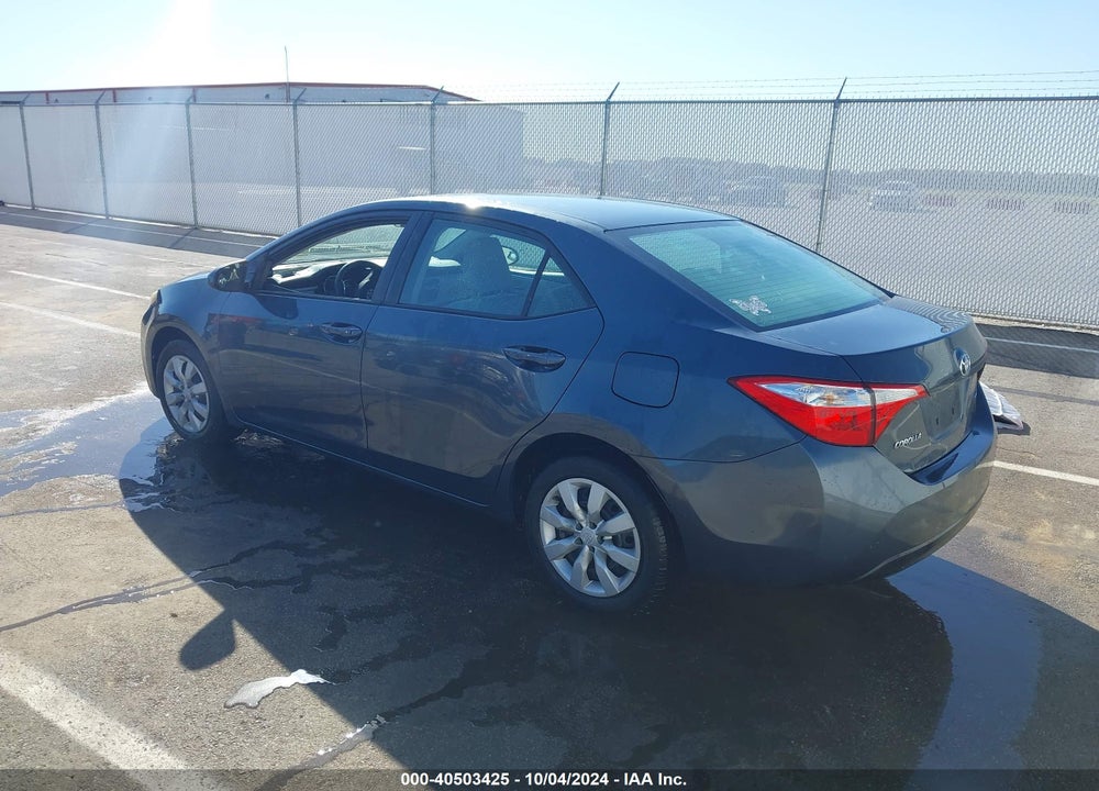 2015 TOYOTA COROLLA LE VIN: 2T1BURHE9FC356950