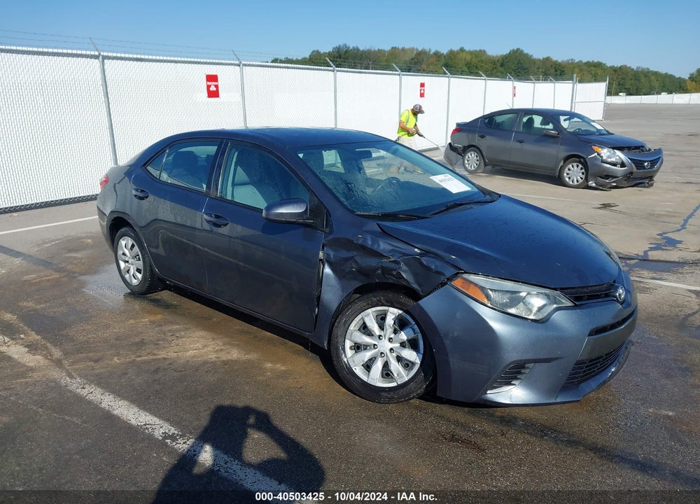 2015 TOYOTA COROLLA LE VIN: 2T1BURHE9FC356950