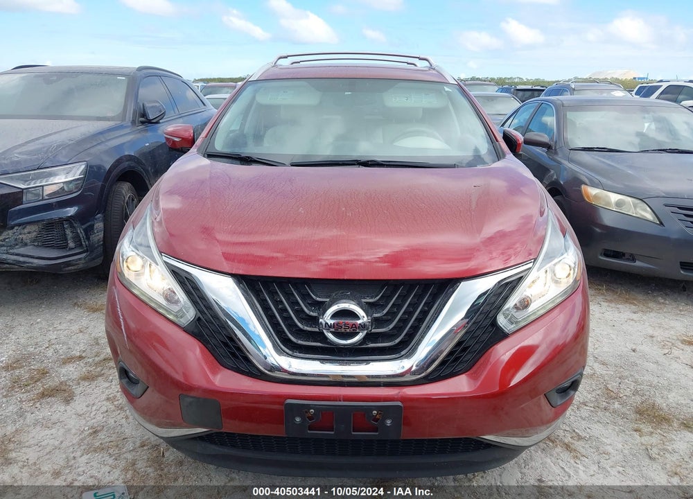 2015 NISSAN MURANO SL VIN: 5N1AZ2MG3FN280209