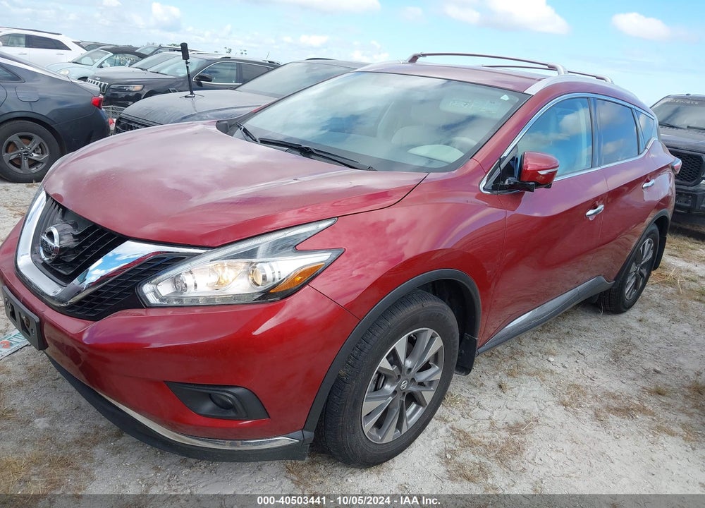 2015 NISSAN MURANO SL VIN: 5N1AZ2MG3FN280209