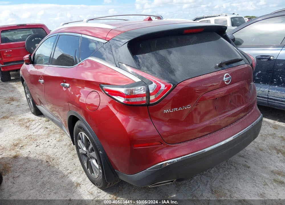 2015 NISSAN MURANO SL VIN: 5N1AZ2MG3FN280209