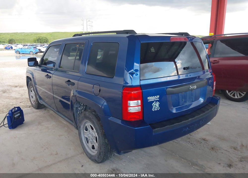 2009 JEEP PATRIOT SPORT VIN: 1J4FT28B49D194552