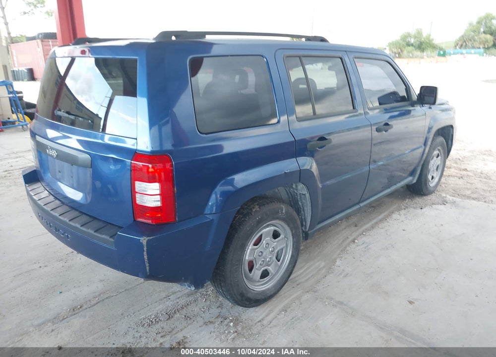 2009 JEEP PATRIOT SPORT VIN: 1J4FT28B49D194552