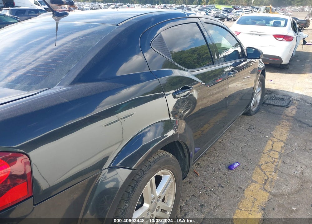 2011 DODGE AVENGER MAINSTREET VIN: 1B3BD1FB2BN501829