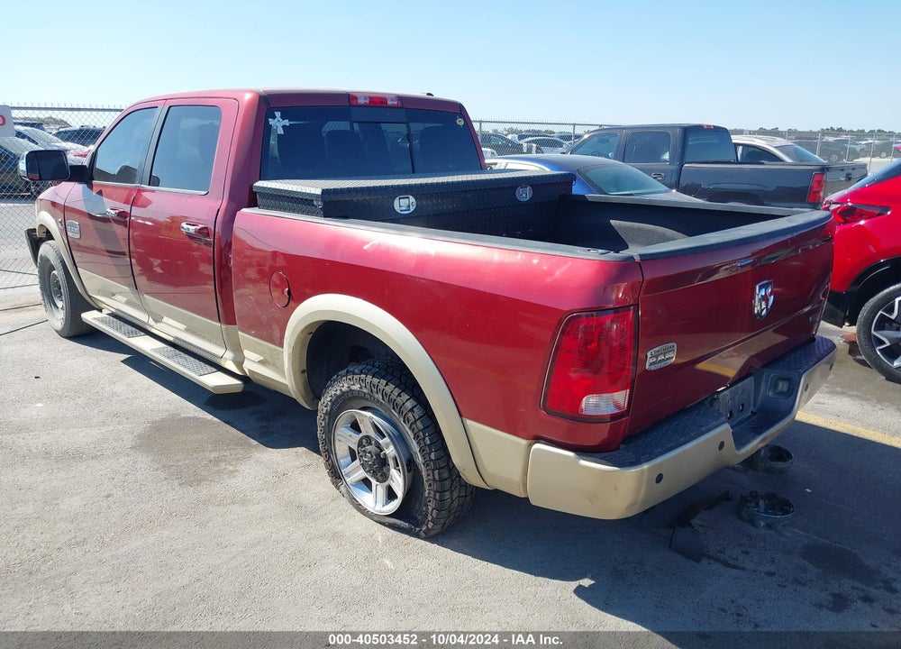 2012 RAM 2500 LAIE LONGHORN/LIMITED EDITION VIN: 3C6TD4GL9CG324015
