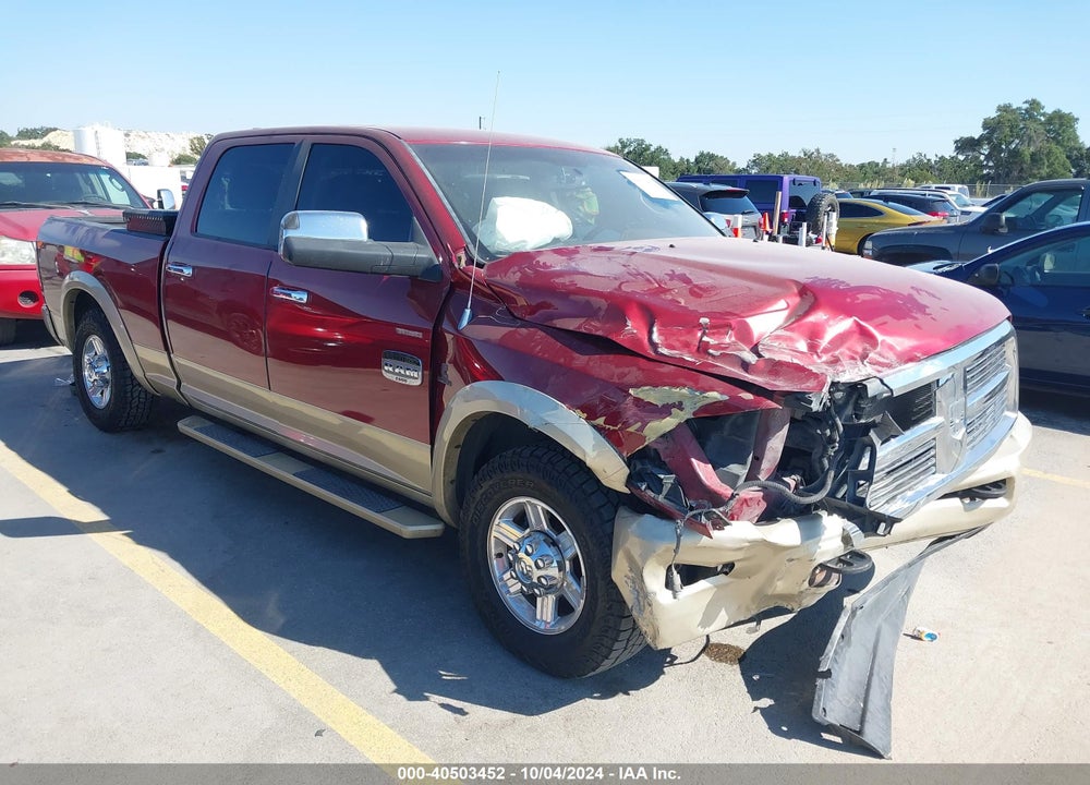 2012 RAM 2500 LAIE LONGHORN/LIMITED EDITION VIN: 3C6TD4GL9CG324015