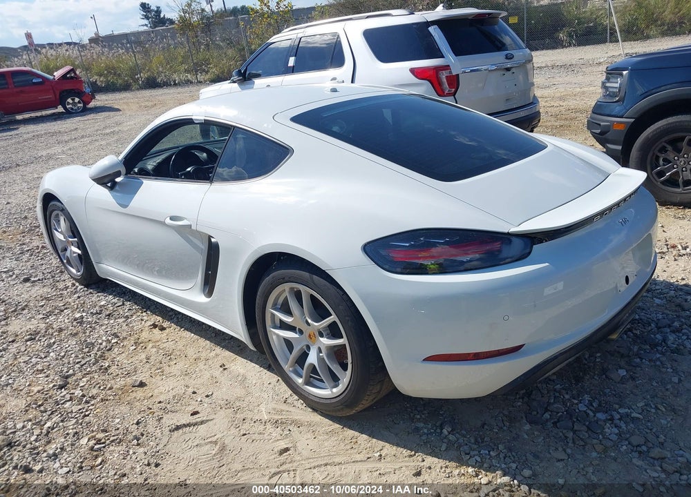 2018 PORSCHE 718 CAYMAN VIN: WP0AA2A86JS260135
