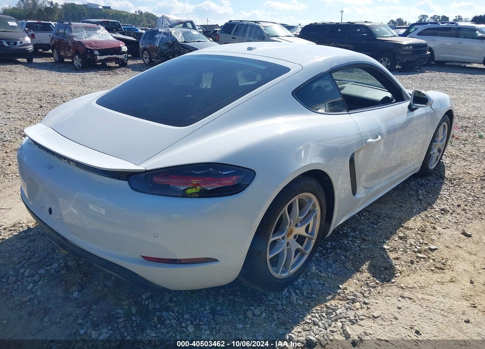 2018 PORSCHE 718 CAYMAN VIN: WP0AA2A86JS260135