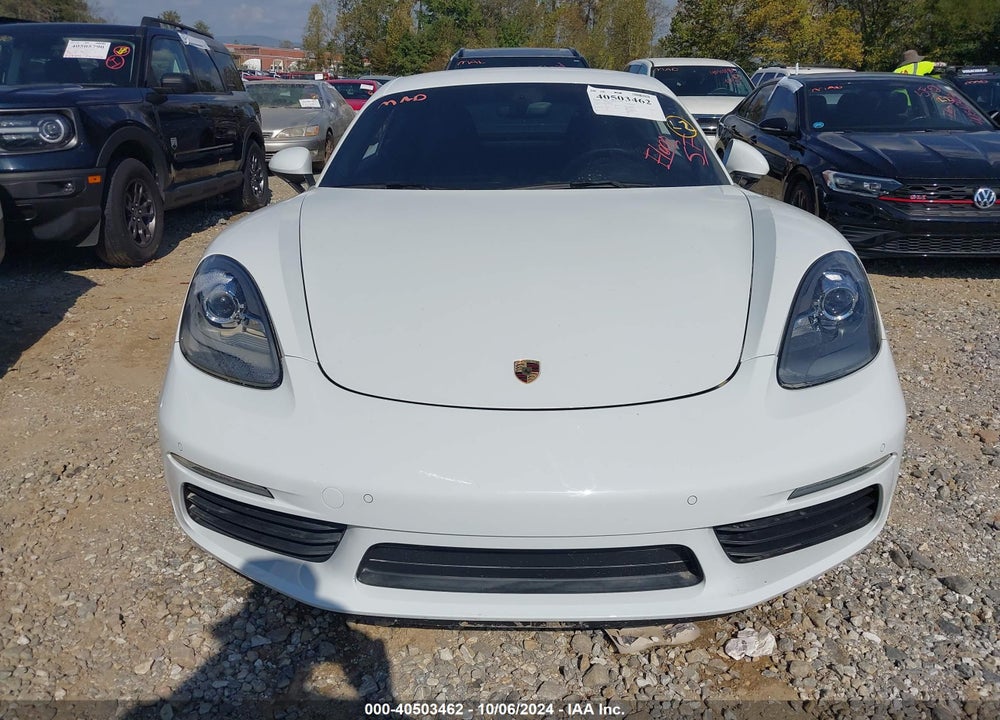 2018 PORSCHE 718 CAYMAN VIN: WP0AA2A86JS260135