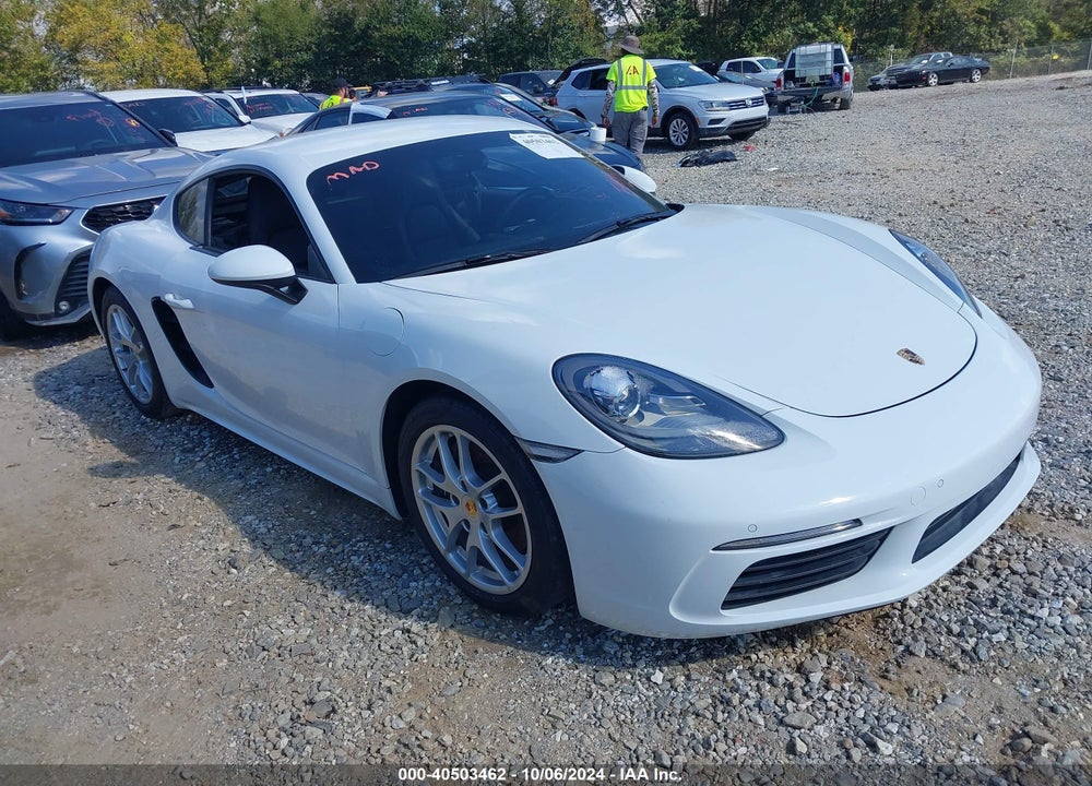 2018 PORSCHE 718 CAYMAN VIN: WP0AA2A86JS260135