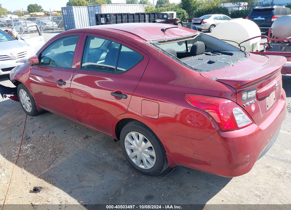 2018 NISSAN VERSA 1.6 S+ VIN: 3N1CN7APXJL839681
