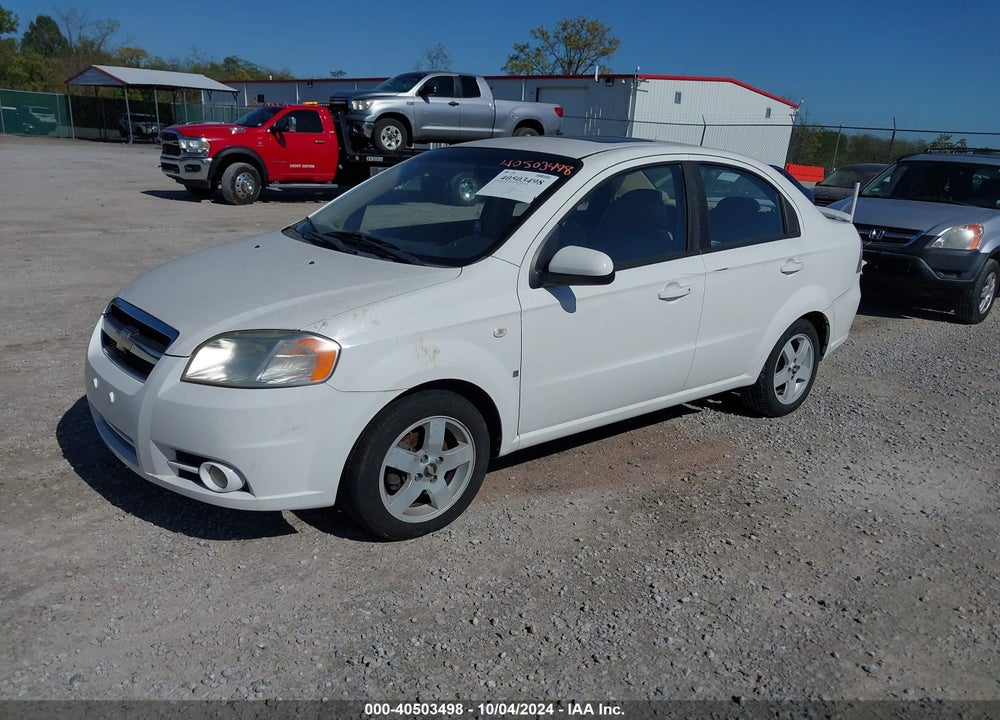 2007 CHEVROLET AVEO LT VIN: KL1TG56607B156983