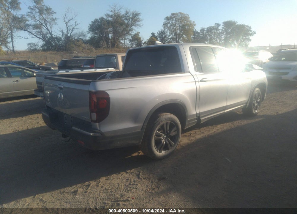 2019 HONDA RIDGELINE SPORT VIN: 5FPYK3F15KB049138