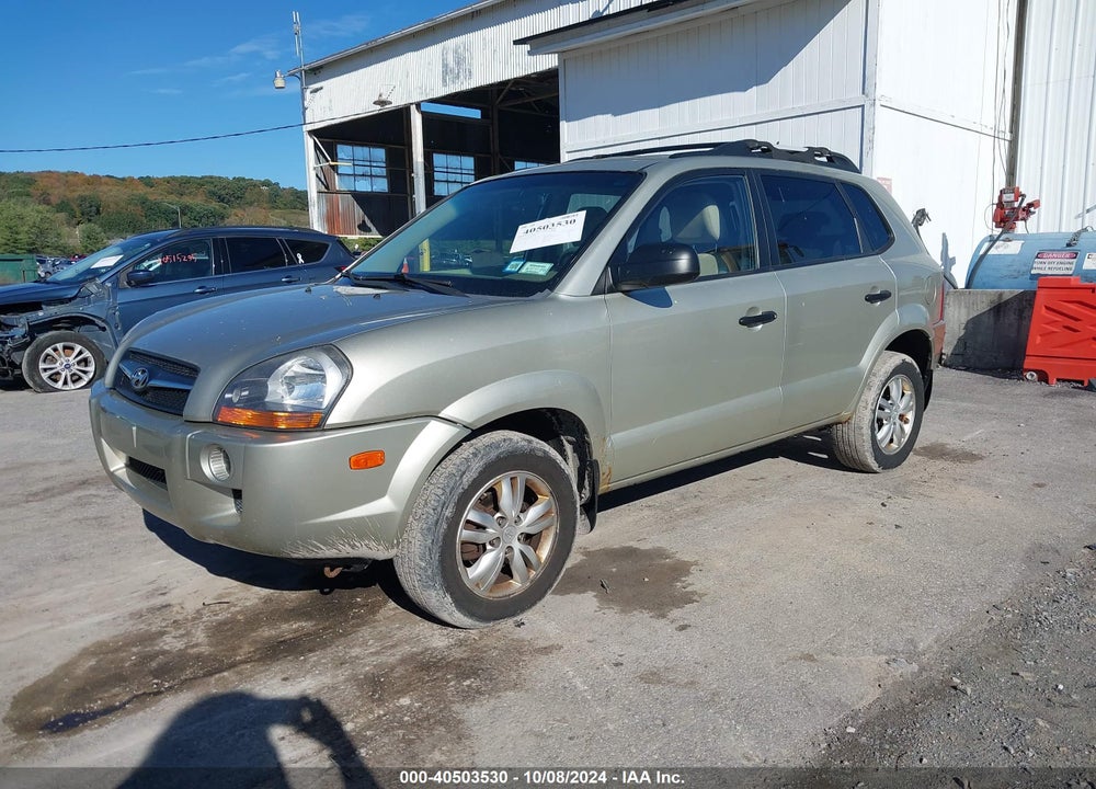 2009 HYUNDAI TUCSON GLS VIN: KM8JM12B79U041448