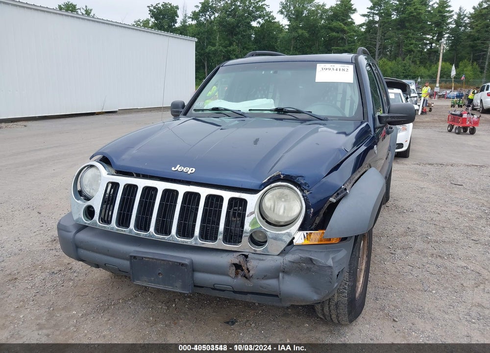 2007 JEEP LIBERTY SPORT VIN: 1J4GL48K67W504881