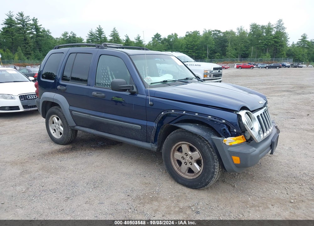 2007 JEEP LIBERTY SPORT VIN: 1J4GL48K67W504881