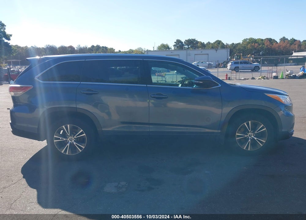 2016 TOYOTA HIGHLANDER XLE V6 VIN: 5TDJKRFH3GS248346