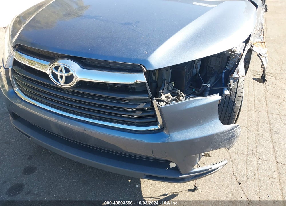 2016 TOYOTA HIGHLANDER XLE V6 VIN: 5TDJKRFH3GS248346