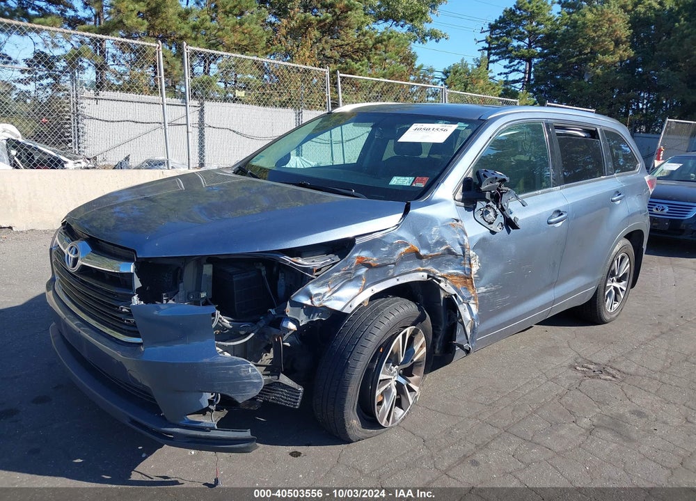 2016 TOYOTA HIGHLANDER XLE V6 VIN: 5TDJKRFH3GS248346