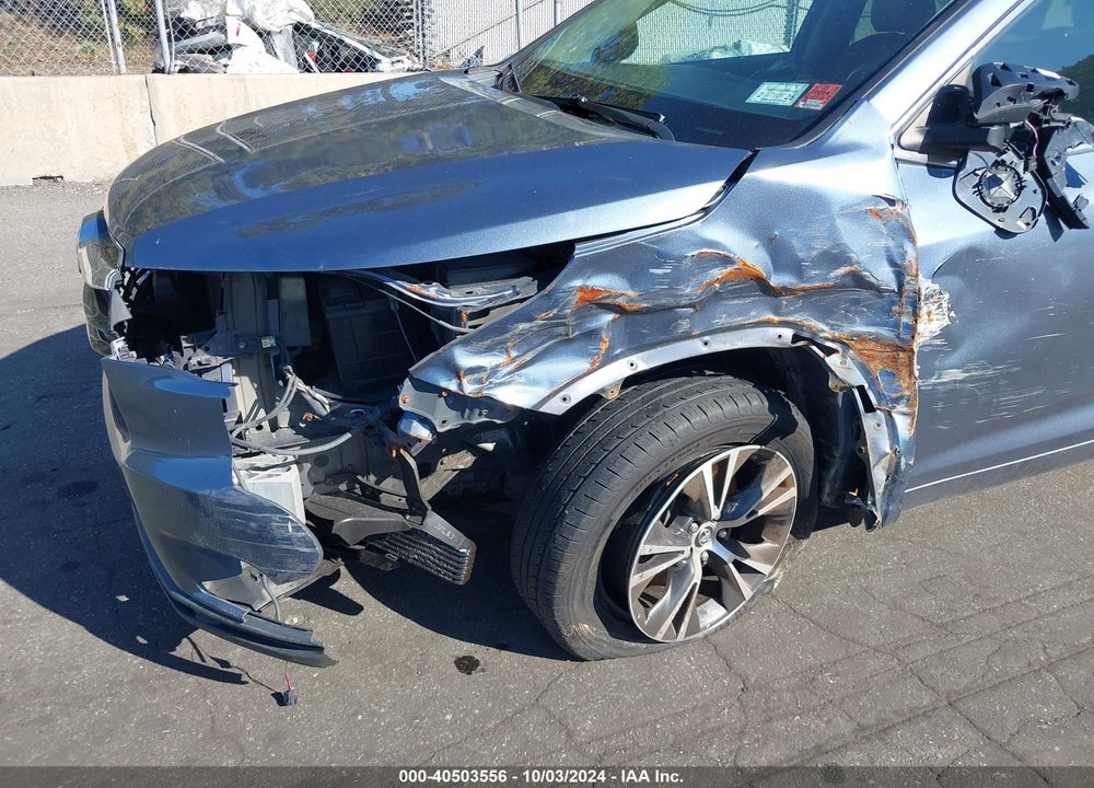 2016 TOYOTA HIGHLANDER XLE V6 VIN: 5TDJKRFH3GS248346